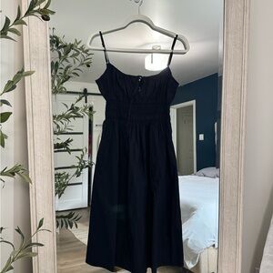 Quince Elegant Black Sleeveless Dress